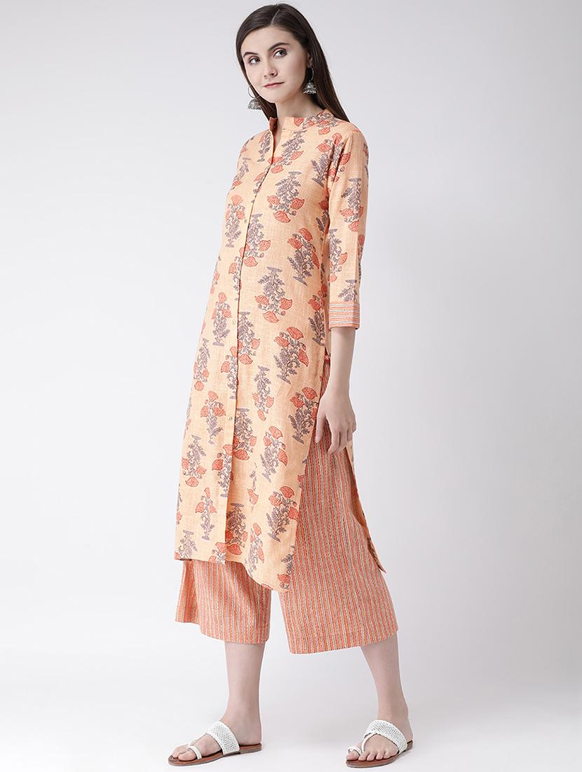 floral kurta palazzo set - 16955456 - Zoom Image - 2