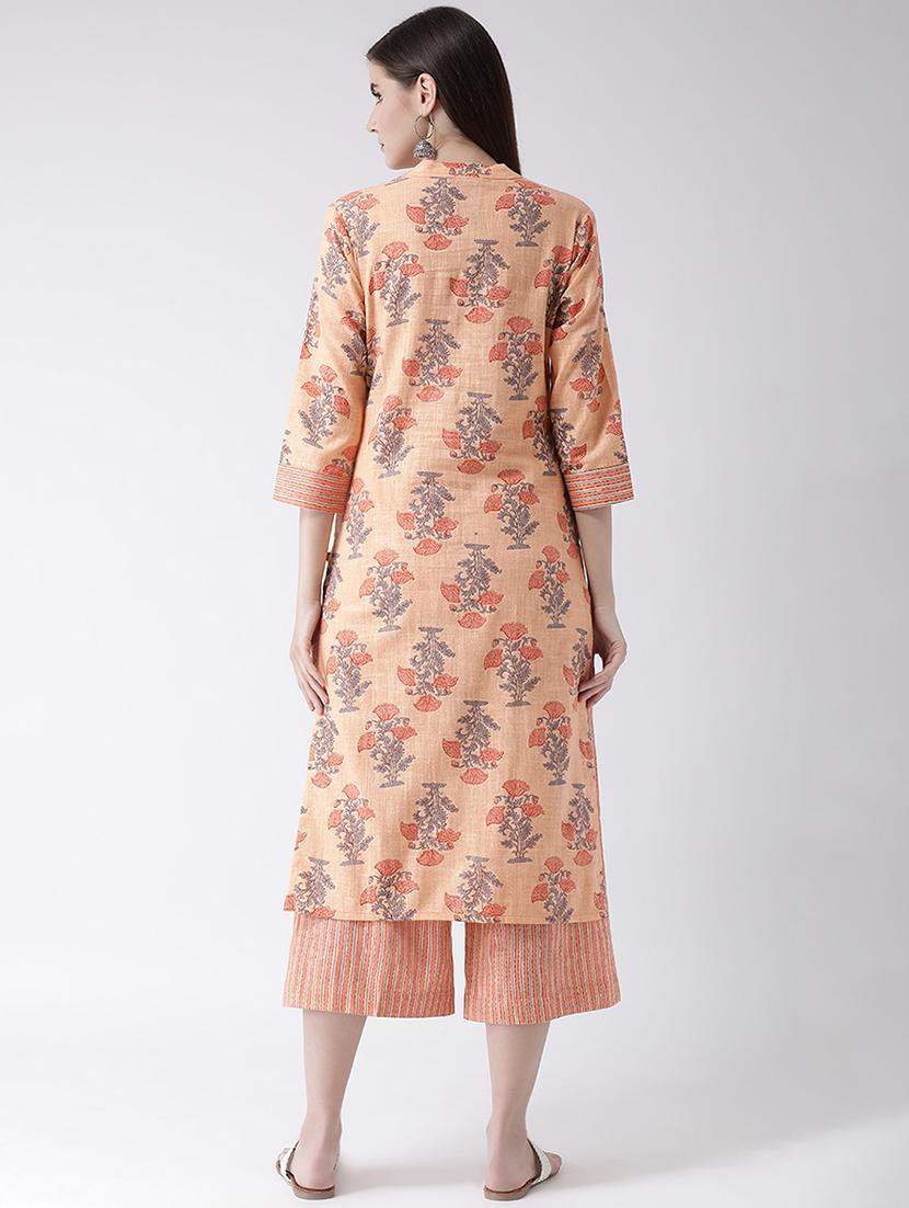 floral kurta palazzo set - 16955456 - Zoom Image - 3