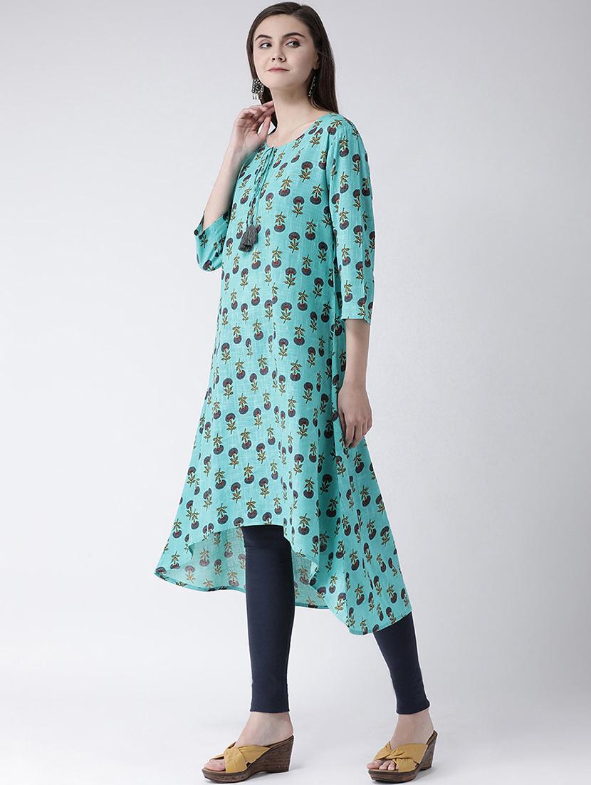 floral a-line kurta - 16955473 - Zoom Image - 2