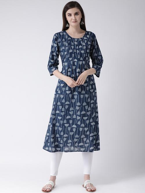 floral a-line kurta - 16955474 - Standard Image - 1