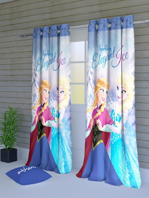 disney frozen kids door curtain (pack of 2) - 16955929 - Standard Image - 1