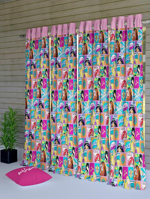 disney princess kids door curtain (pack of 4) - 16955942 - Standard Image - 1
