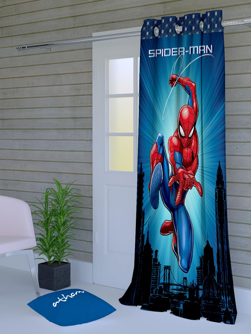 marvel spiderman kids long door curtain - 16955967 - Zoom Image - 1