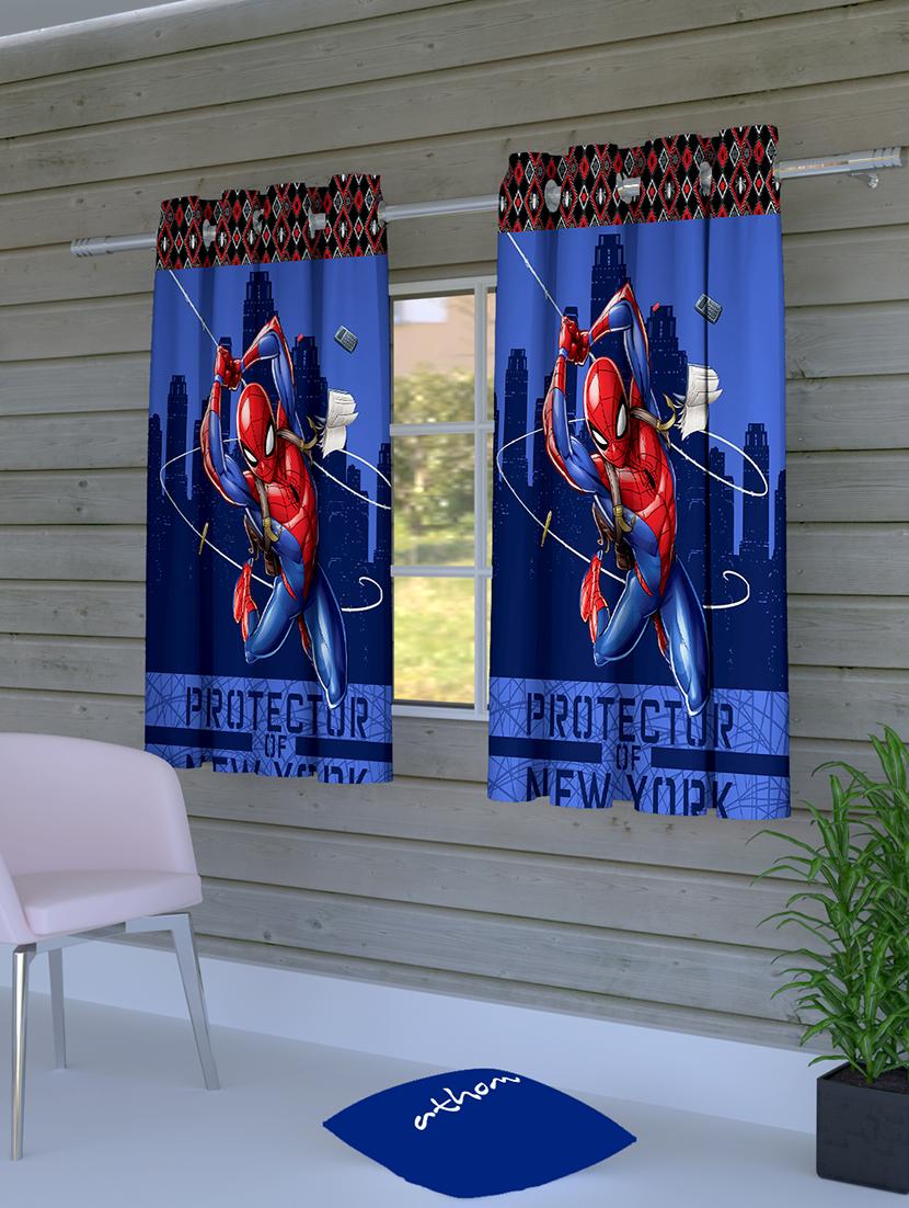 marvel spiderman kids window curtain (pack of 2) - 16955971 - Zoom Image - 1