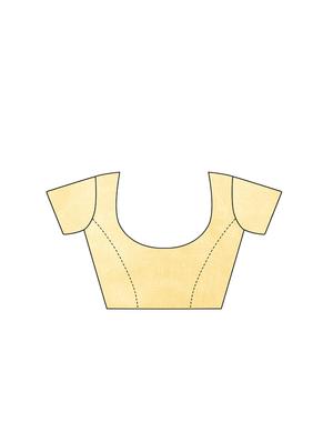 self design bordered saree with blouse - 16955995 - Standard Image - 4