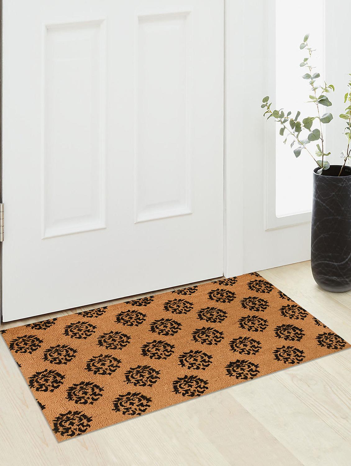 premium quality heavy duty damask printed coir mat - 16956032 - Zoom Image - 1