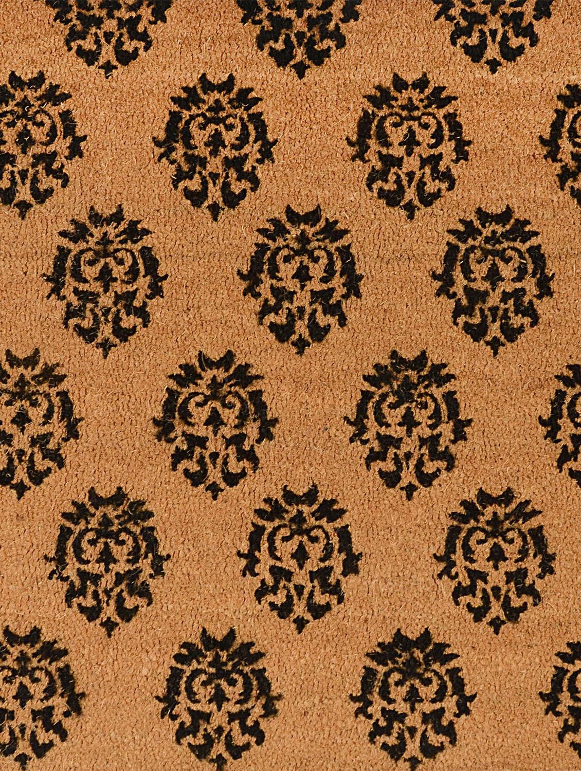 premium quality heavy duty damask printed coir mat - 16956032 - Zoom Image - 2