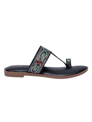 black one toe sandals - 16956421 - Standard Image - 2