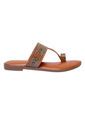 tan one toe sandals - 16956422 - Standard Image - 2