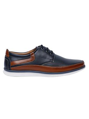 navy blue lace up sneakers - 16956475 - Standard Image - 2