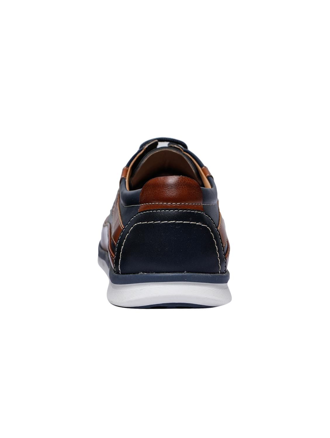 navy blue lace up sneakers - 16956475 - Zoom Image - 3
