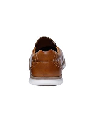 tan slip on casual shoes - 16956478 - Standard Image - 3