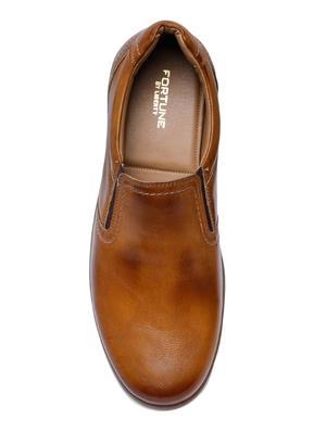 tan slip on casual shoes - 16956478 - Standard Image - 4