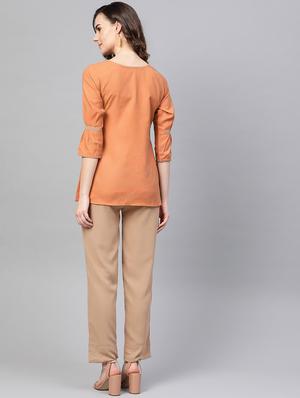 bell sleeved top and trouser set - 16956600 - Standard Image - 3