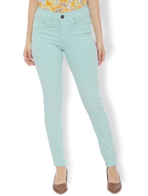 mid rise solid jeans - 16956716 - Standard Image - 1