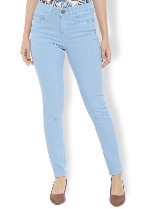 mid rise solid jeans - 16956717 - Standard Image - 1