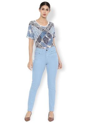mid rise solid jeans - 16956717 - Standard Image - 3