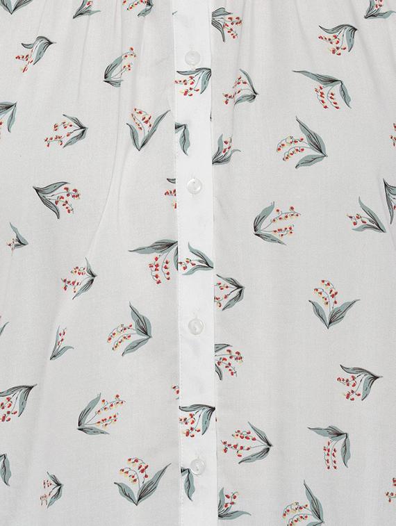 button up floral top - 16956784 - Zoom Image - 4