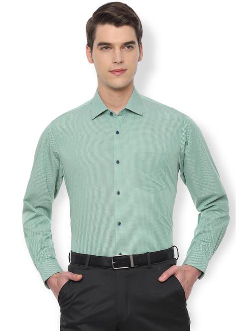 green checkered formal shirt - 16956843 - Very Small Image - 1