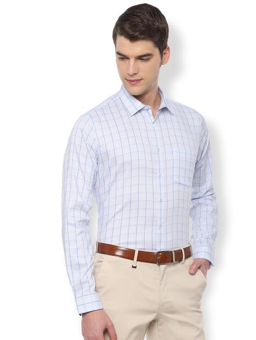 blue checkered formal shirt - 16956847 - Standard Image - 1