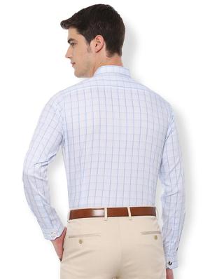 blue checkered formal shirt - 16956847 - Standard Image - 2