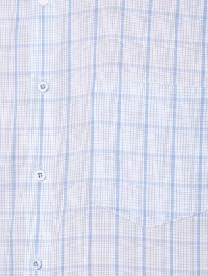 blue checkered formal shirt - 16956847 - Standard Image - 4