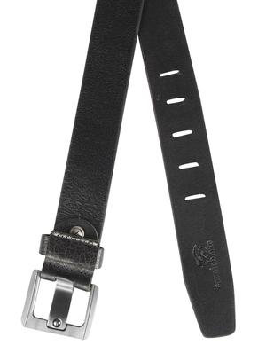 black leather belt - 16957106 - Standard Image - 4