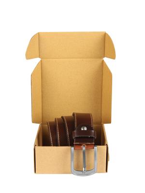 brown leather belt - 16957162 - Standard Image - 5