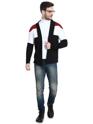 black color block shrug - 16957223 - Standard Image - 4
