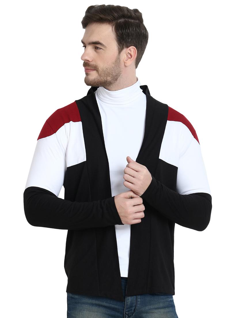 black color block shrug - 16957223 - Zoom Image - 1