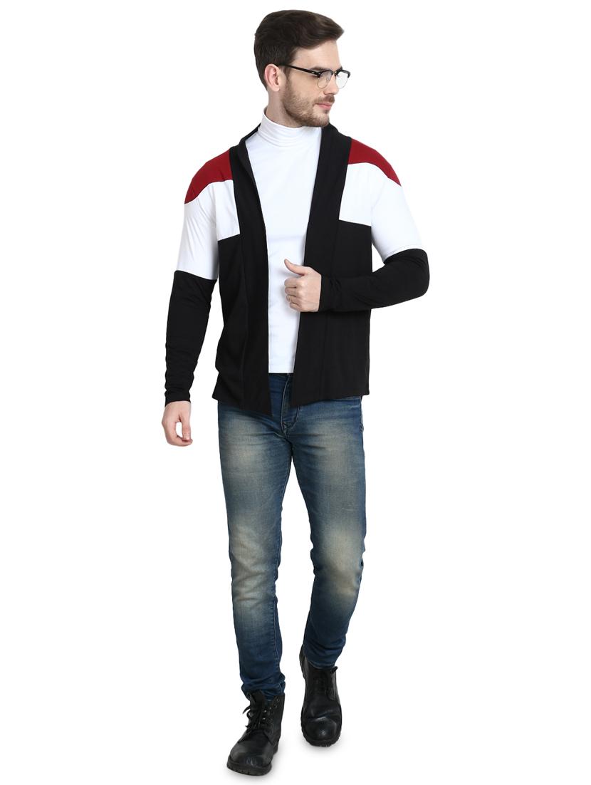 black color block shrug - 16957223 - Zoom Image - 4