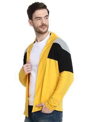 yellow color block shrug - 16957224 - Standard Image - 2
