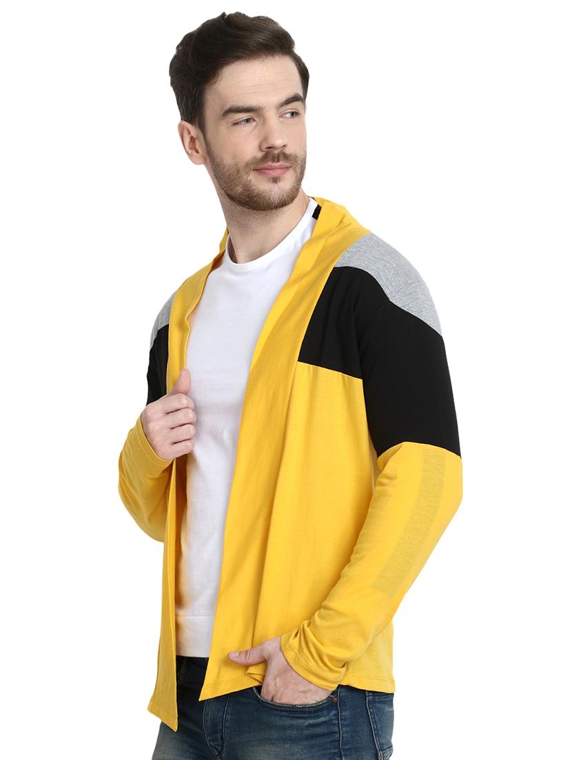 yellow color block shrug - 16957224 - Zoom Image - 2