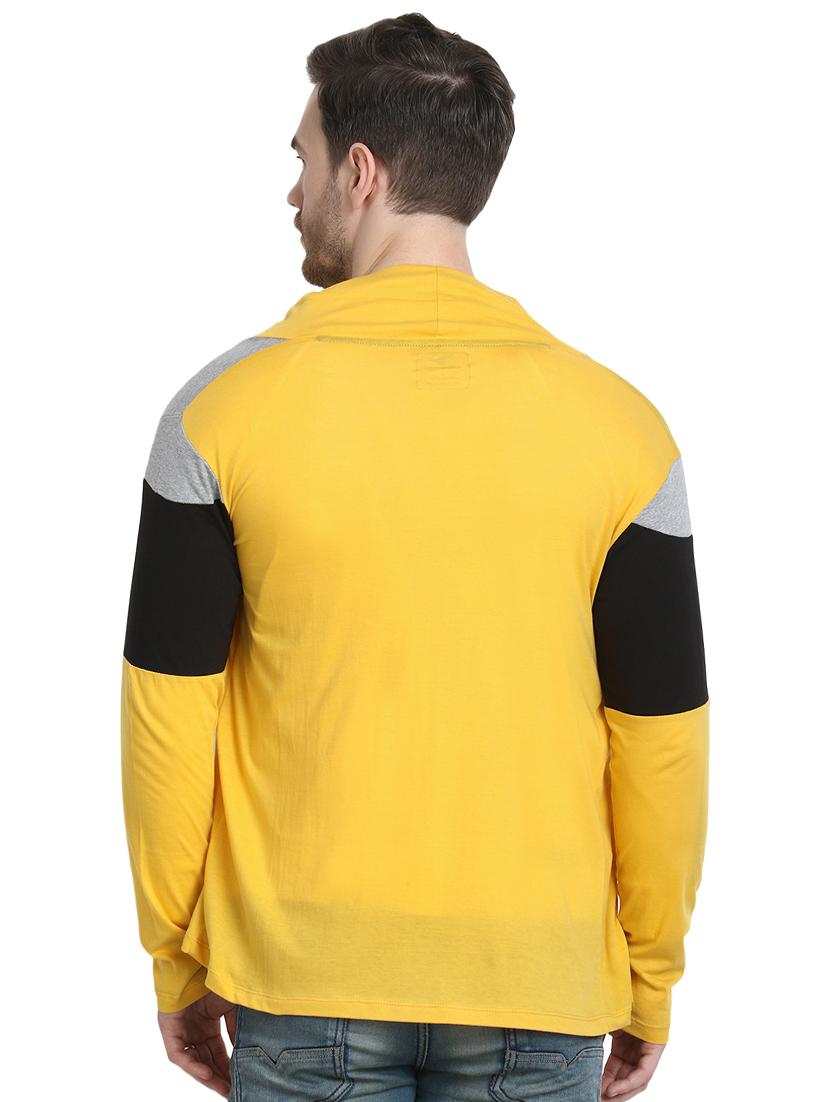yellow color block shrug - 16957224 - Zoom Image - 3