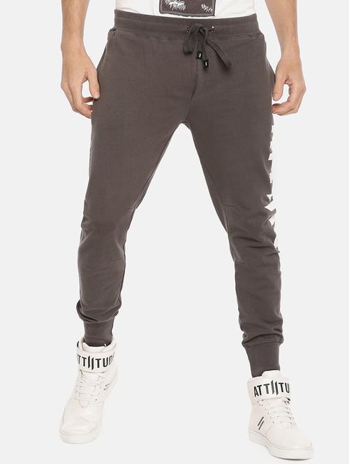 grey printed jogger - 16957234 - Very Small Image - 1