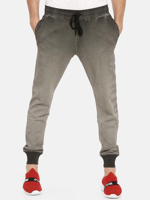 grey printed washed jogger - 16957235 - Very Small Image - 1