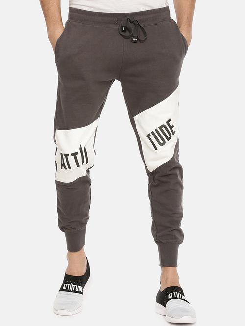 grey printed jogger - 16957249 - Standard Image - 1