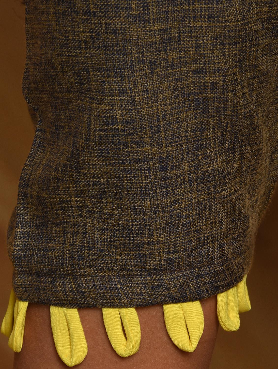 contrast solid straight kurta - 16957252 - Zoom Image - 5