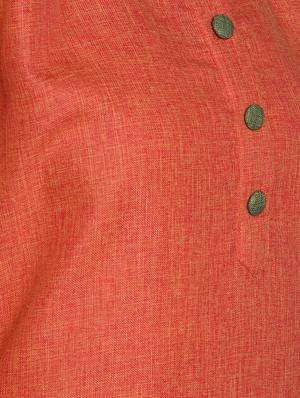 contrast solid straight kurta - 16957260 - Standard Image - 5