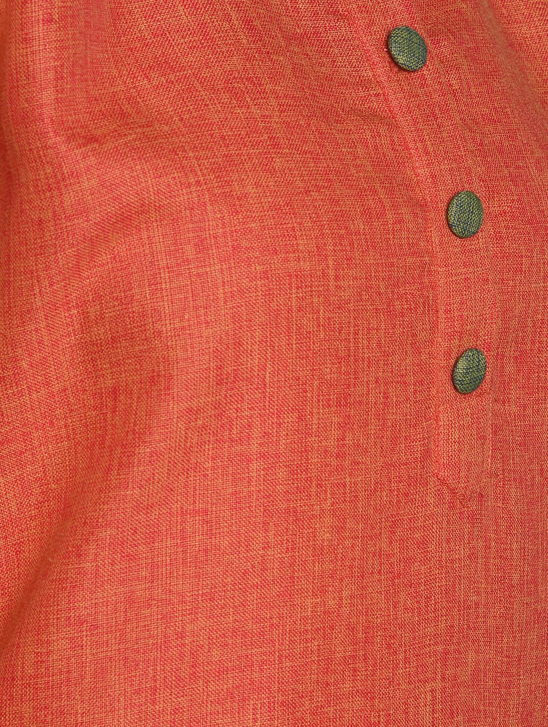 contrast solid straight kurta - 16957260 - Zoom Image - 5
