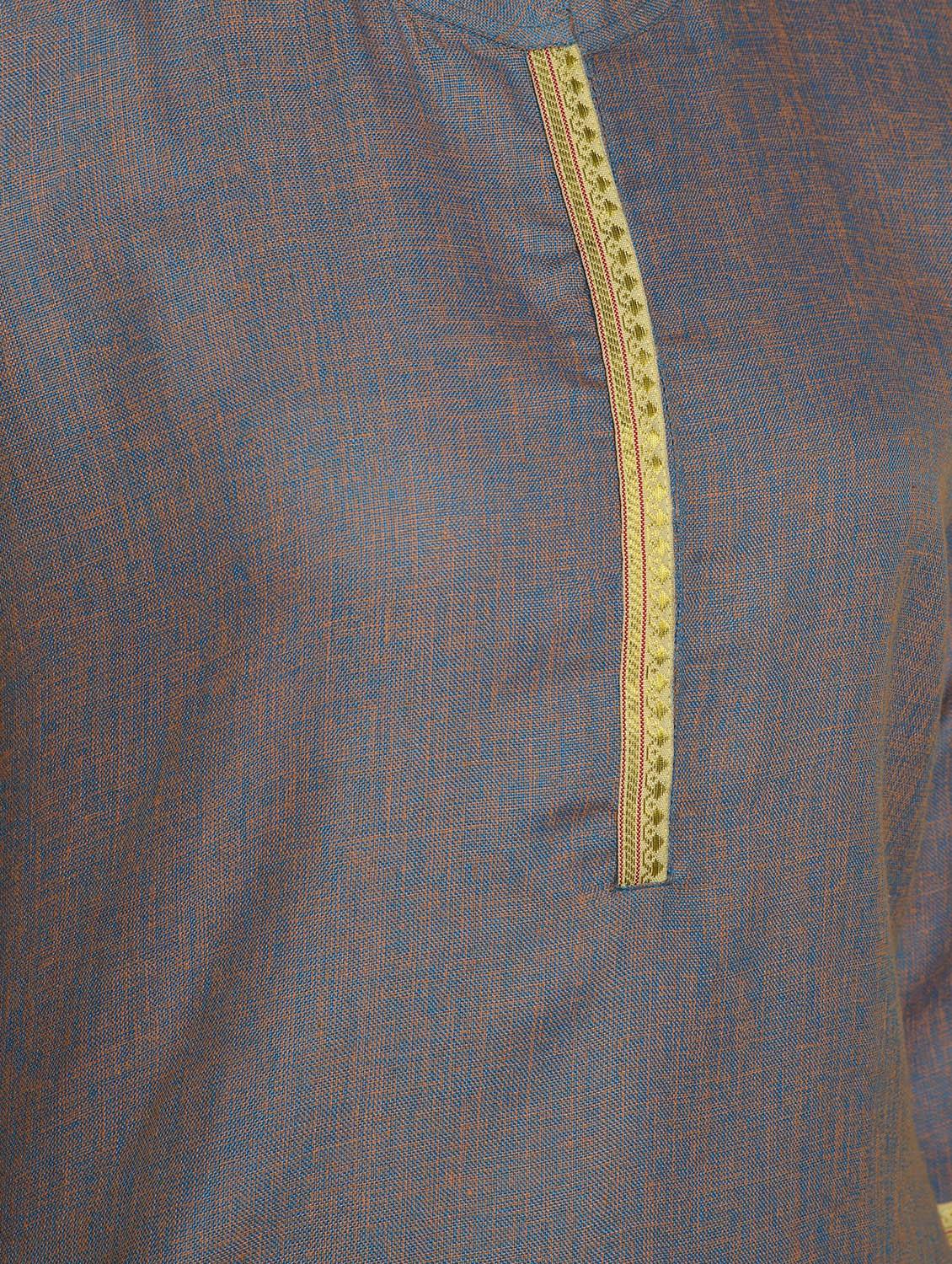 contrast solid straight kurta - 16957265 - Zoom Image - 6