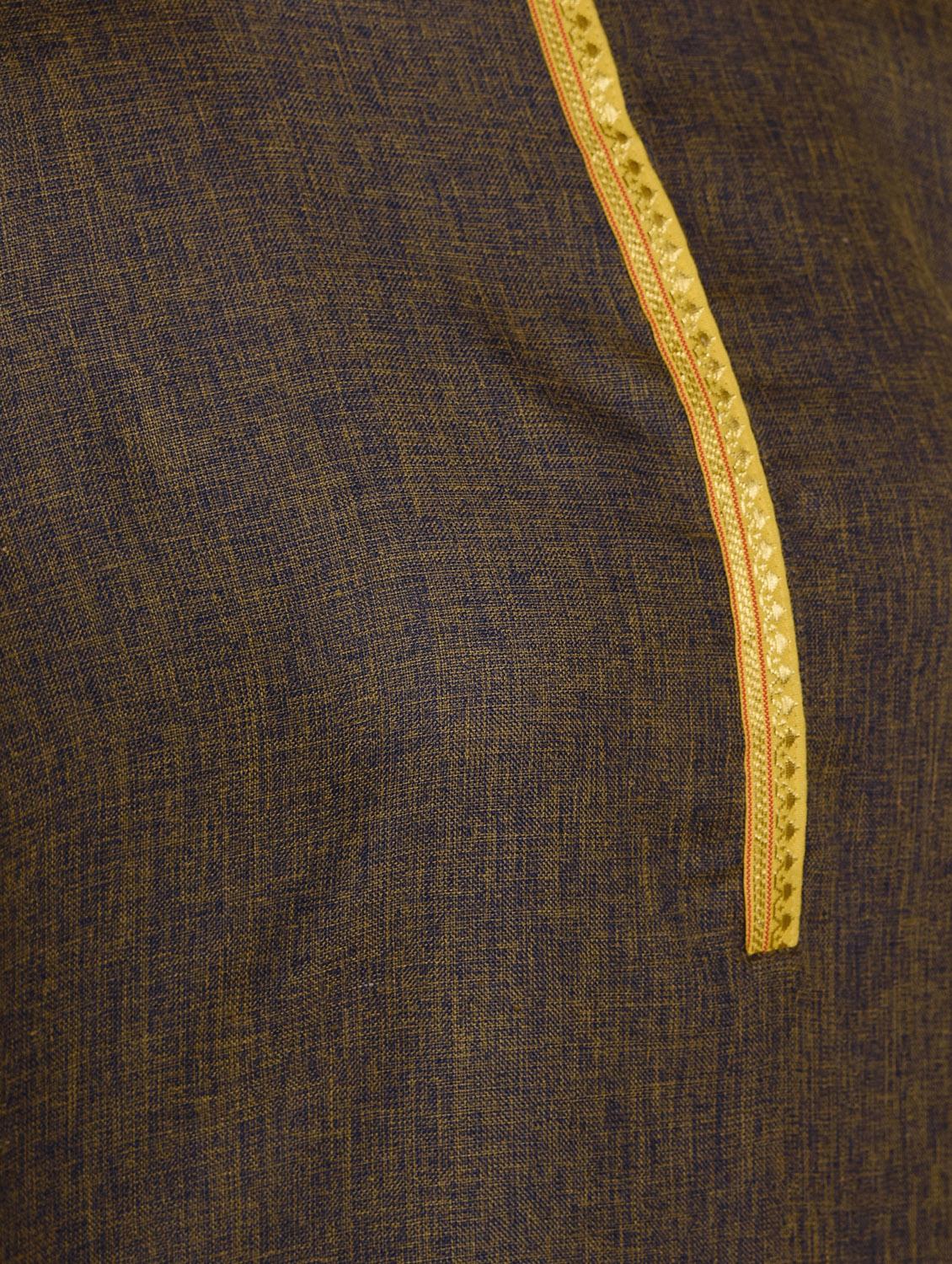 contrast solid straight kurta - 16957266 - Zoom Image - 5