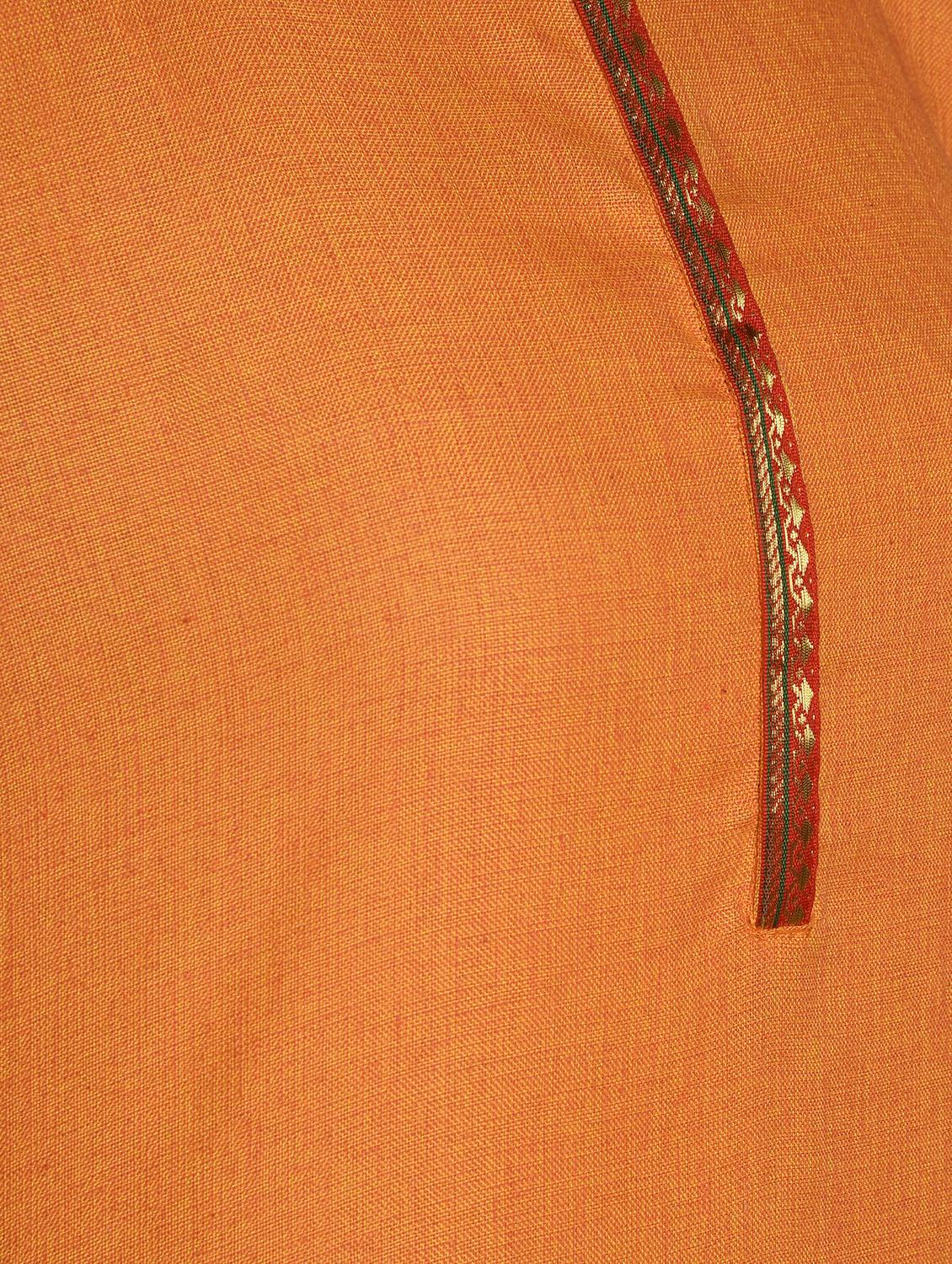 contrast solid straight kurta - 16957269 - Zoom Image - 5
