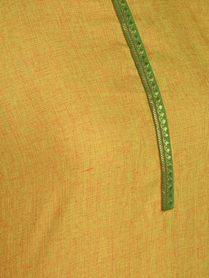 contrast solid straight kurta - 16957271 - Standard Image - 5