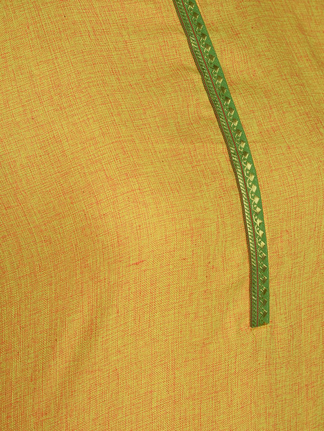 contrast solid straight kurta - 16957271 - Zoom Image - 5