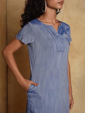 solid straight kurta - 16957291 - Standard Image - 4