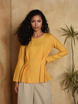 solid a-line kurti - 16957315 - Standard Image - 2