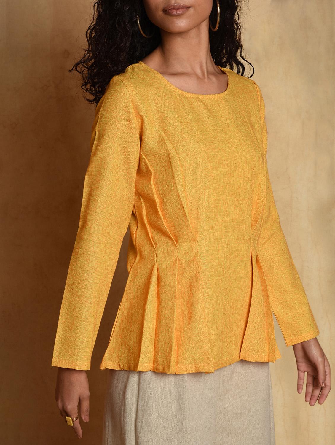 solid a-line kurti - 16957315 - Zoom Image - 5