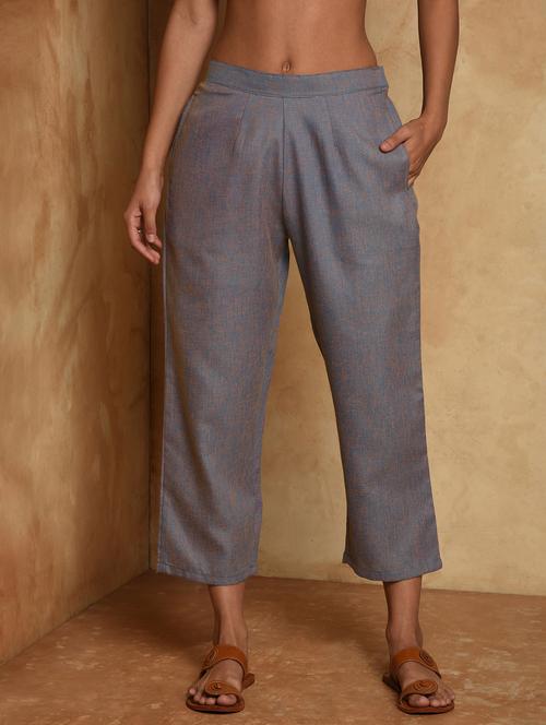 solid cropped tapered pant - 16957323 - Standard Image - 1