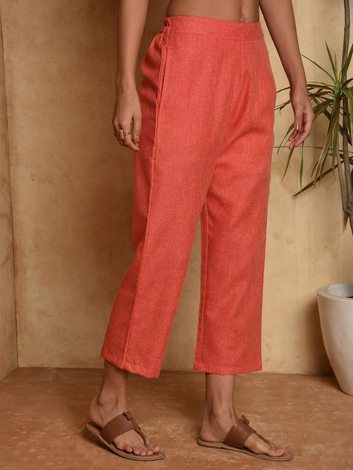 solid cropped tapered pant - 16957325 - Standard Image - 1